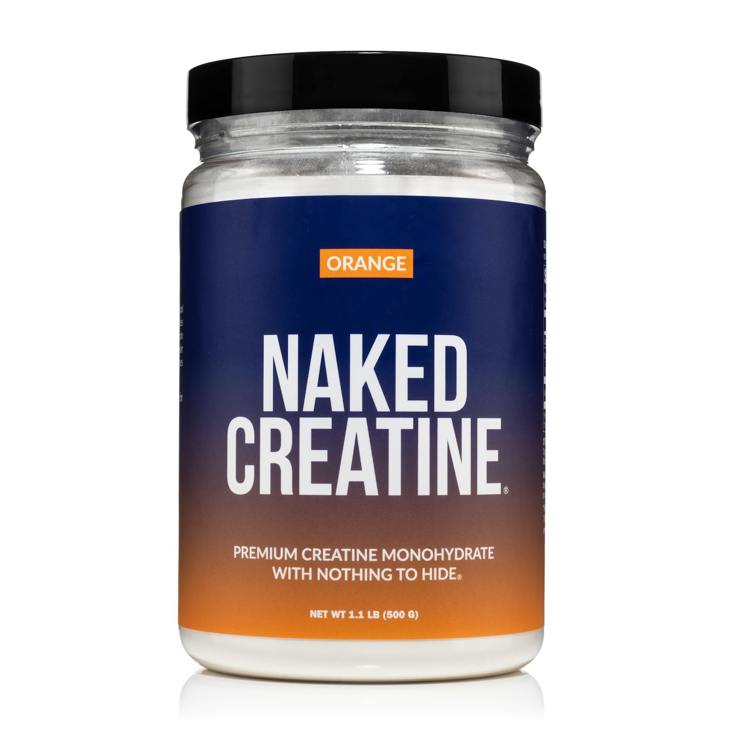 NAKED Pure Micronized Creatine Monohydrate – 200 Servings, 1,000g Bulk – Vegan, Non-GMO, Gluten & Soy Free - Muscle Building, Strength Training, Gym & Fitness Supplement