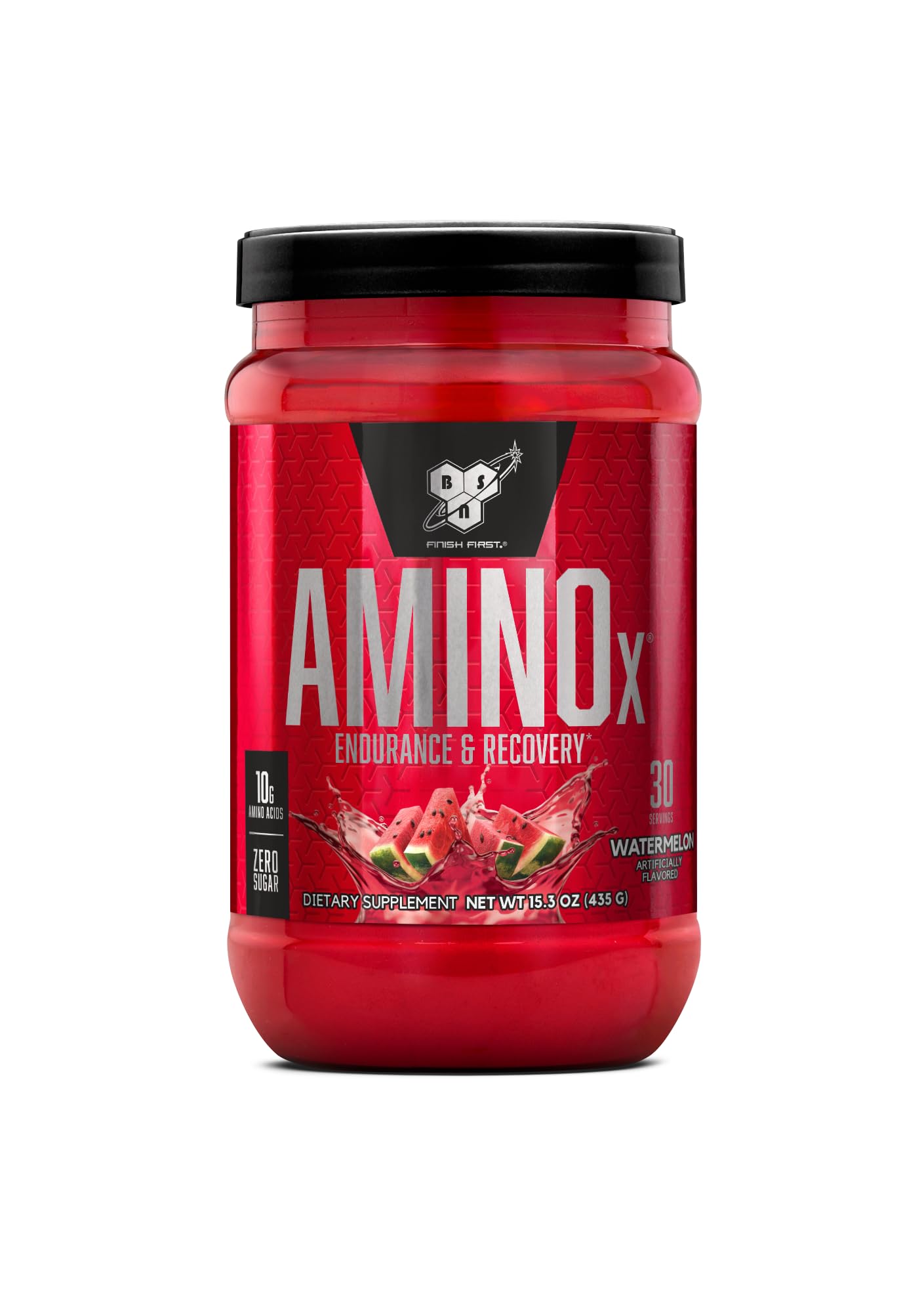 BSN Amino X Muscle Recovery & Endurance Powder, BCAAs, 10 Grams of Amino Acids, Keto Friendly, Caffeine-Free, Support Endurance, Zero Sugar, Fruit Punch, 30 servings, 15.34 Ounce (Packaging May Vary)
