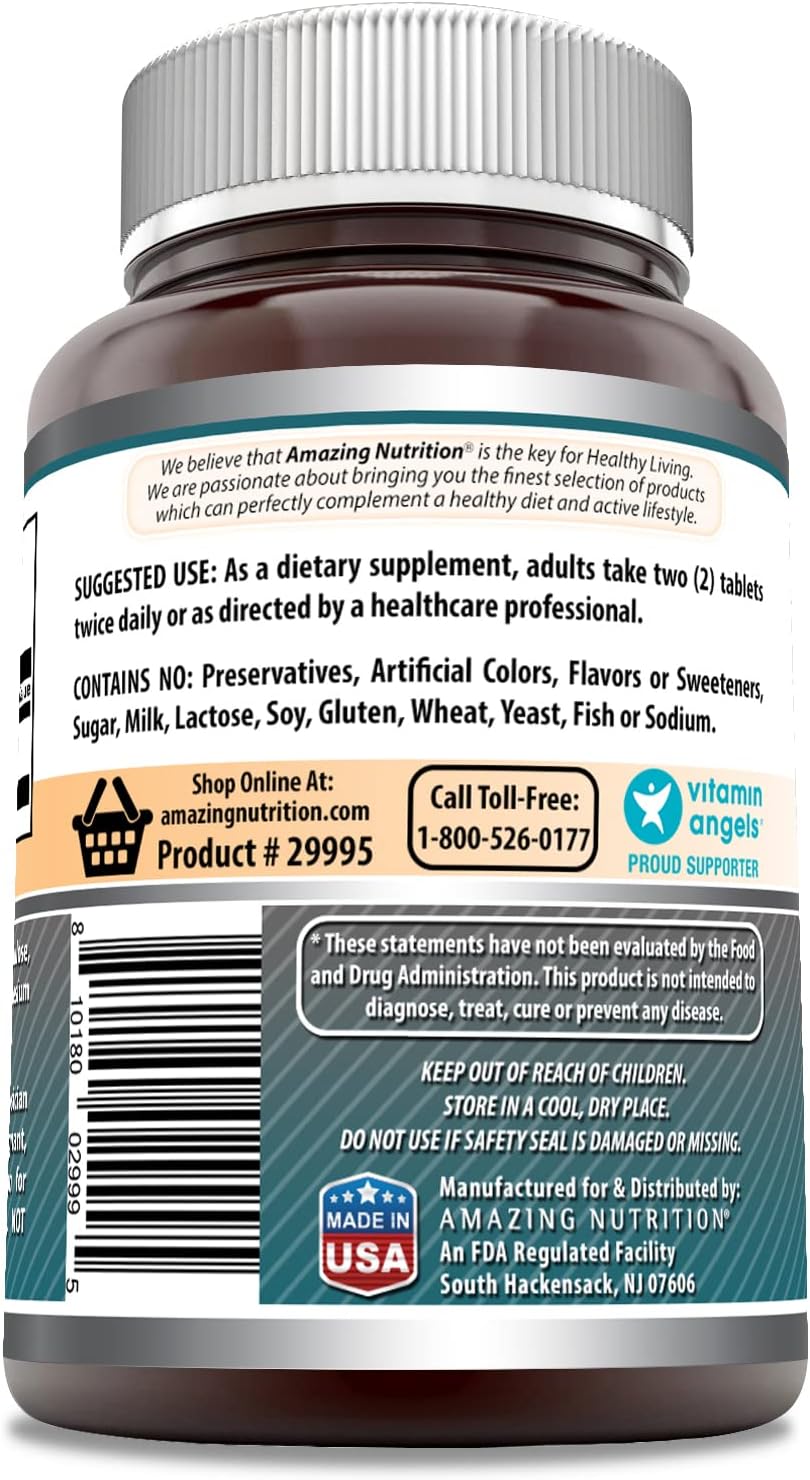 Amazing Formulas L Citrulline 2000mg Per Serving 120 Tablets Supplement | Amino Acid Supplement for Men & Women | Non-GMO | Gluten Free | Made in USA
