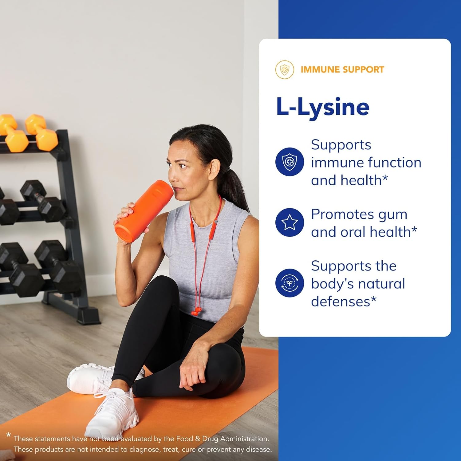 Pure Encapsulations L-Lysine - Essential Amino Acid Supplement for Immune Support & Gum, Lip Health* - with L-Lysine HCl - 90 Capsules