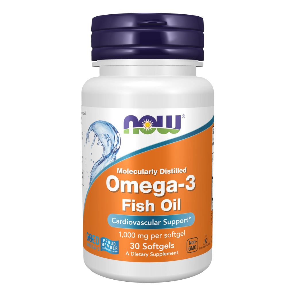 NOW Foods Supplements, Omega-3 180 EPA / 120 DHA, Molecularly Distilled, Cardiovascular Support*, 200 Softgels