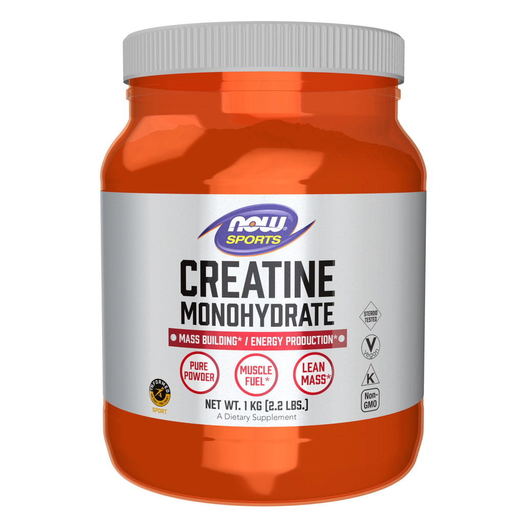 NOW Foods Sports Nutrition, Creatine Monohydrate Powder, Mass Building*/Energy Production*, 8-Ounce