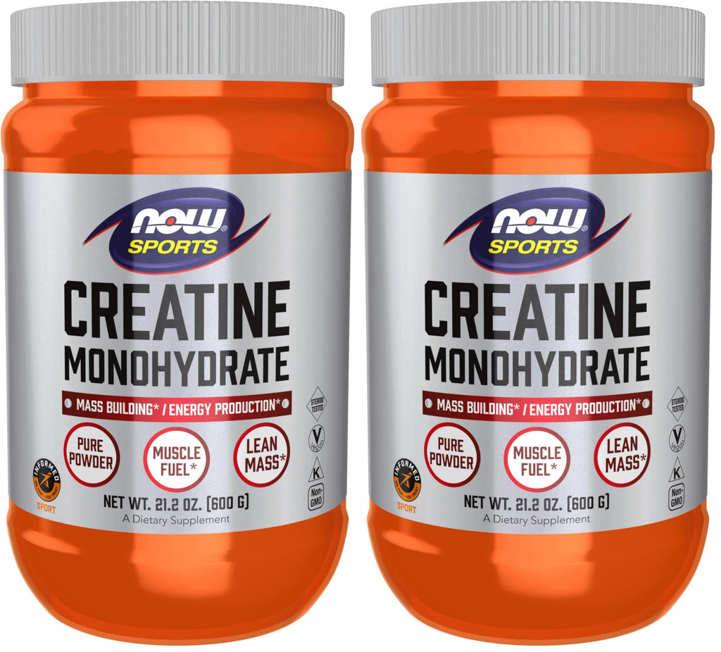 NOW Foods Sports Nutrition, Creatine Monohydrate Powder, Mass Building*/Energy Production*, 8-Ounce