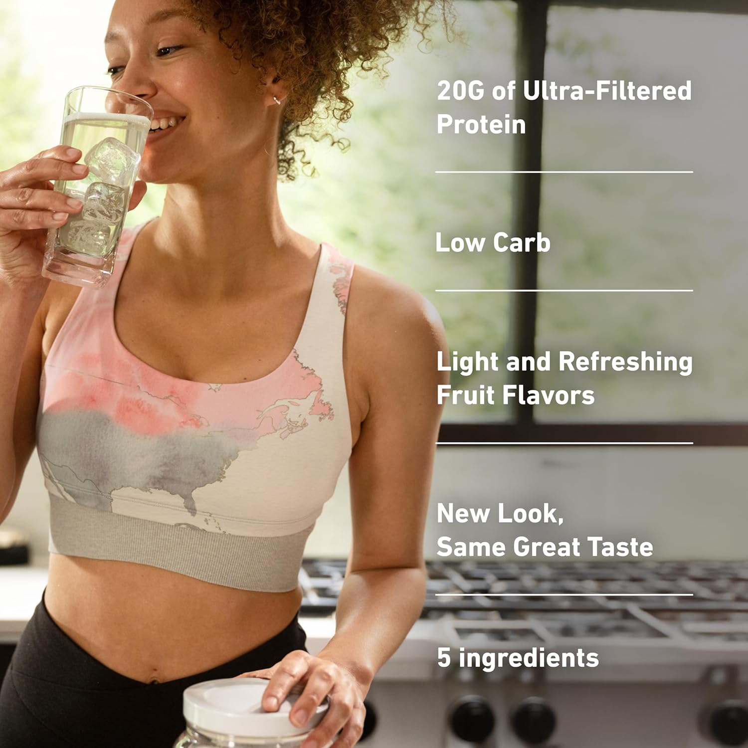 Isopure Clear Whey Isolate Protein Powder, Lactose Free, Gluten Free, Naturally Flavored, Mango Lime, 20g Protein Per Serving, 14.1 Oz, 16 Servings (Packaging May Vary)