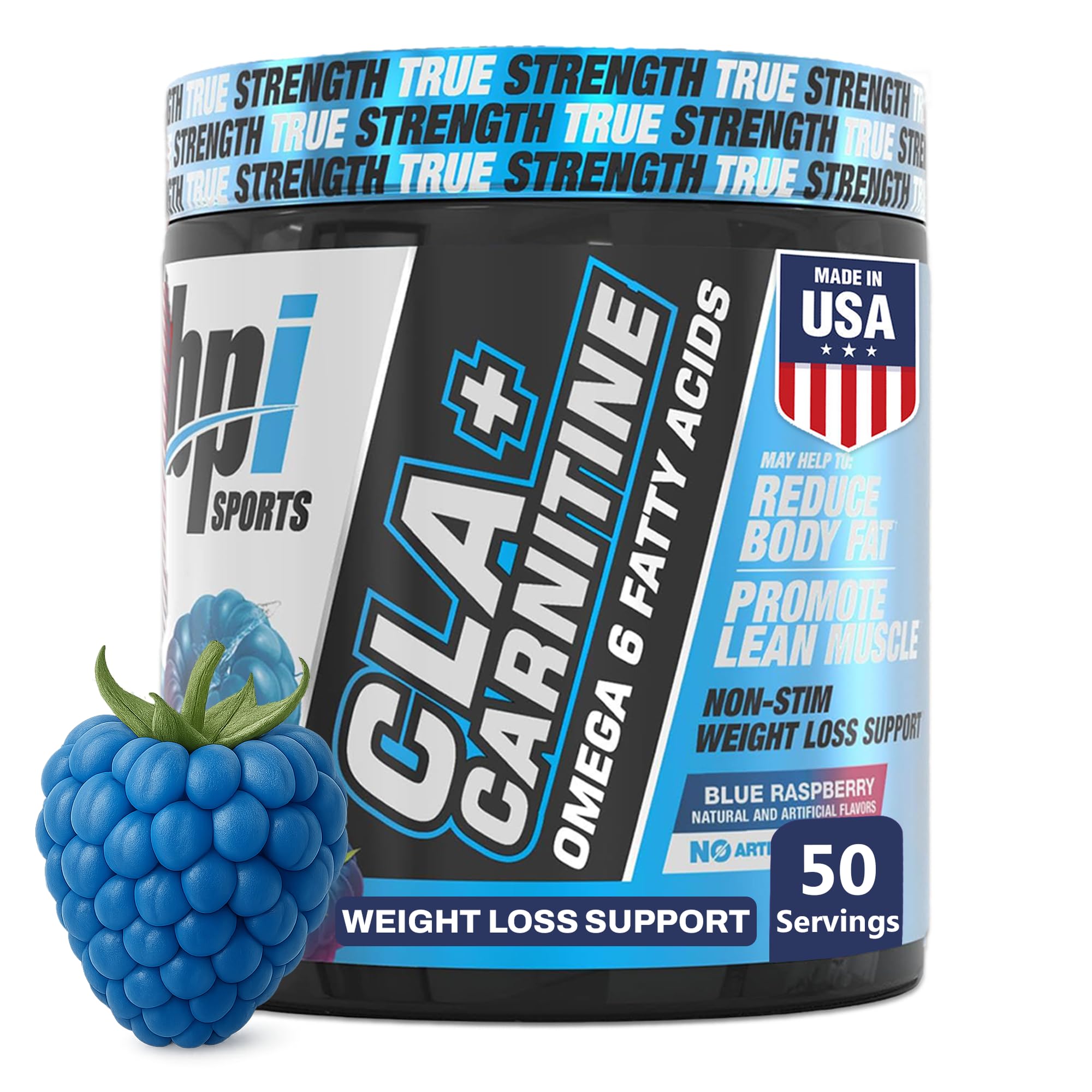 BPI Sports CLA+Carnitine – CLA L Carnitine & Linoleic Acid – L Carnitine Supplement for Weight Loss, Metabolism & Lean Muscle – Caffeine Free – Watermelon Freeze – 50 Servings – 12.34 oz