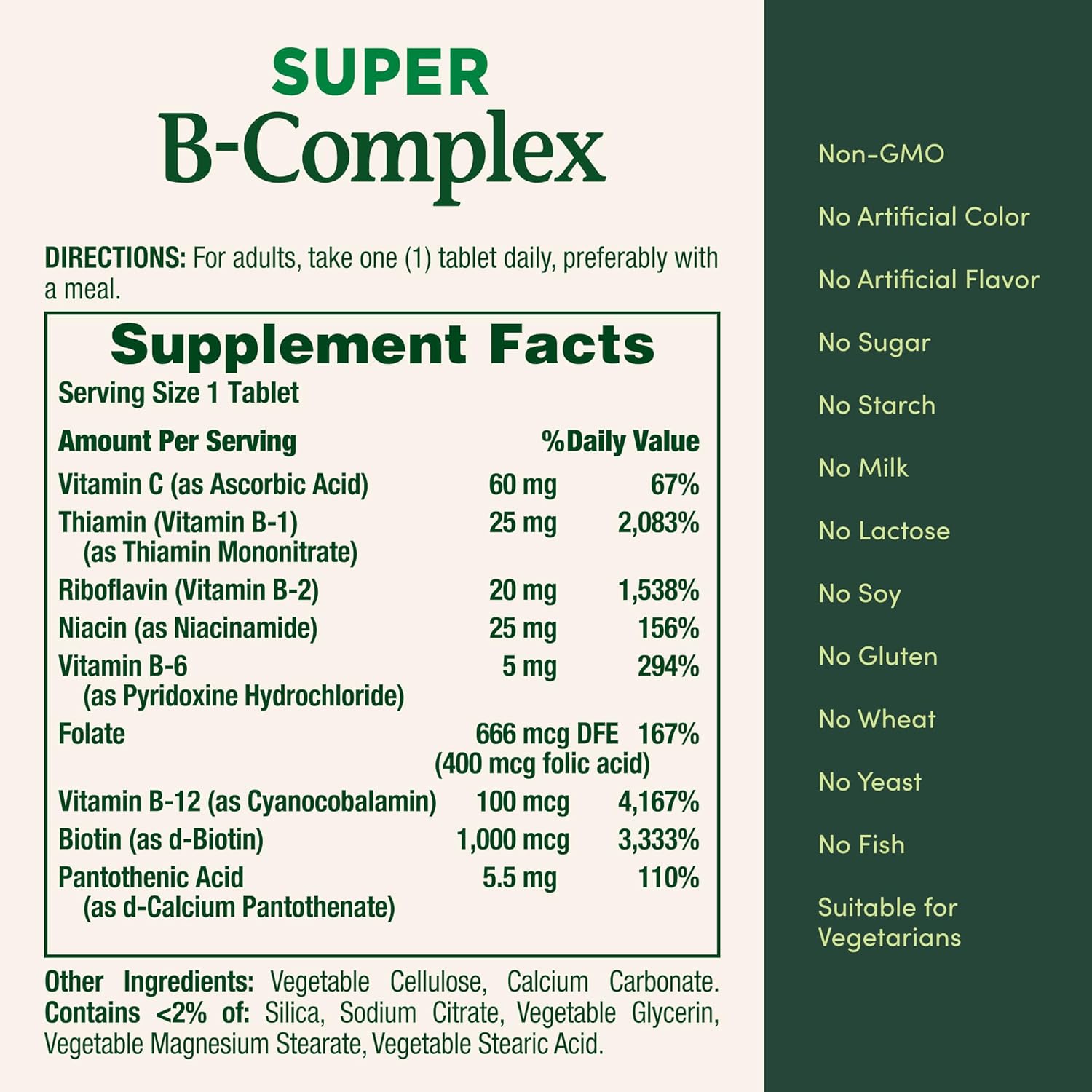 Nature's Bounty Super B Complex Vitamins with Vitamin C & Folic Acid, Vitamins for Immune & Cellular Energy Support, 150 Tablets