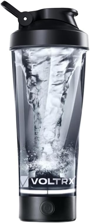 VOLTRX Botella mezcladora de proteínas eléctrica - 24 oz
