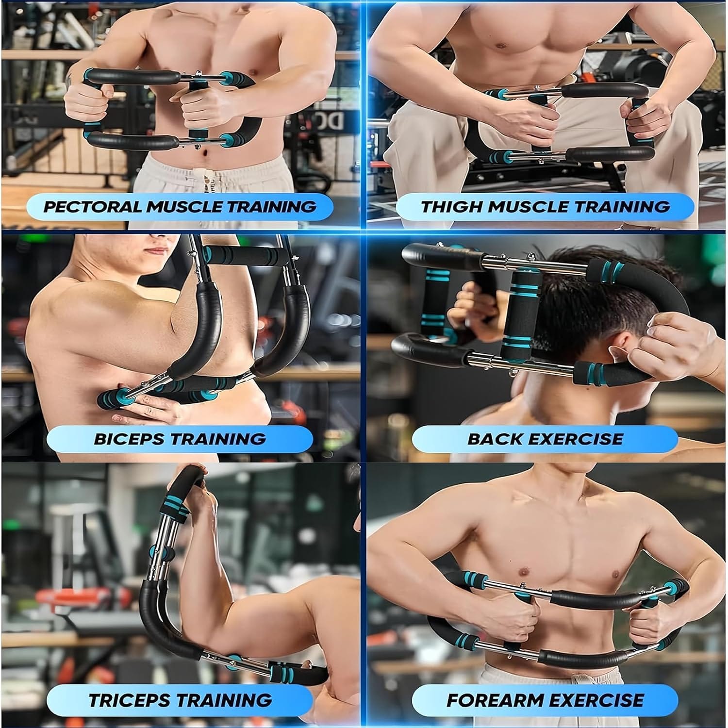 Entrenador de Brazo Twister, Equipo de Entrenamiento de Pecho Ajustable de 40-120 lb