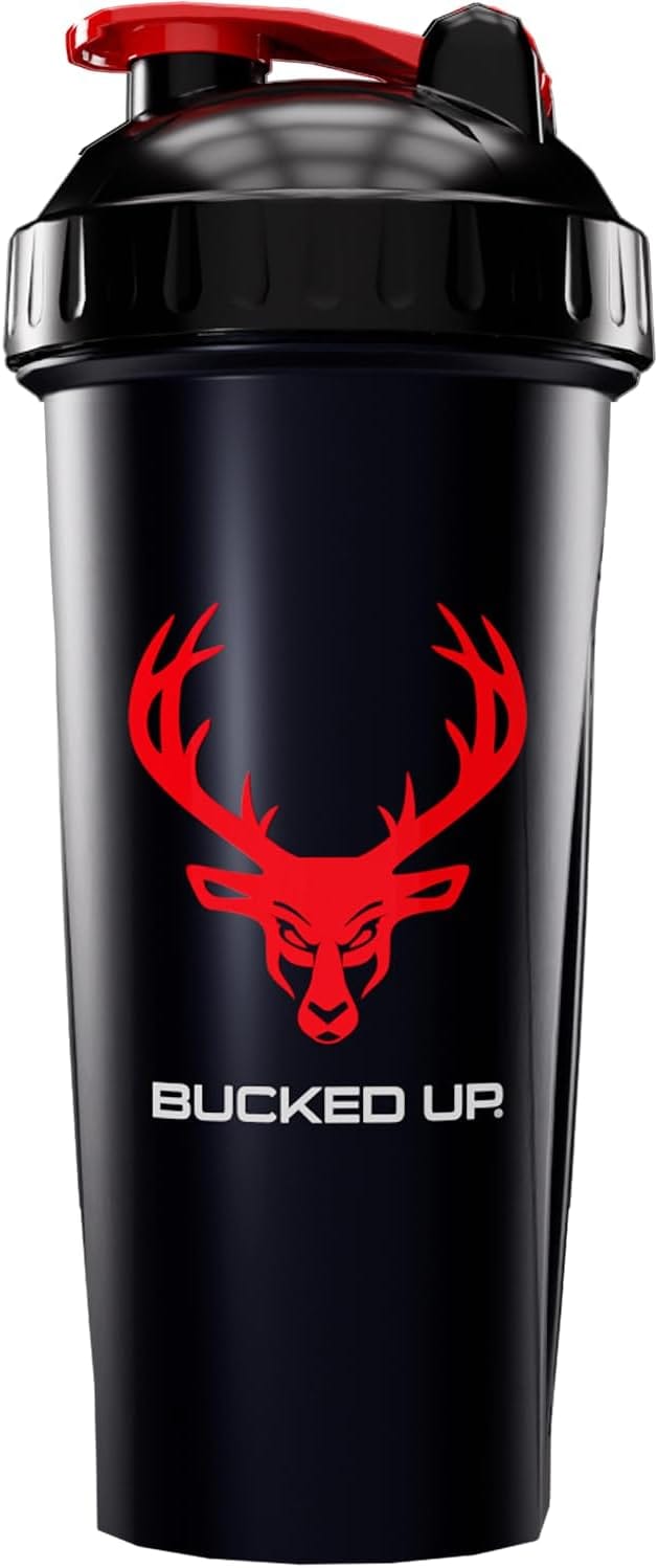 Bucked Up Perfect - Botella coctelera de 28 onzas, sin BPA