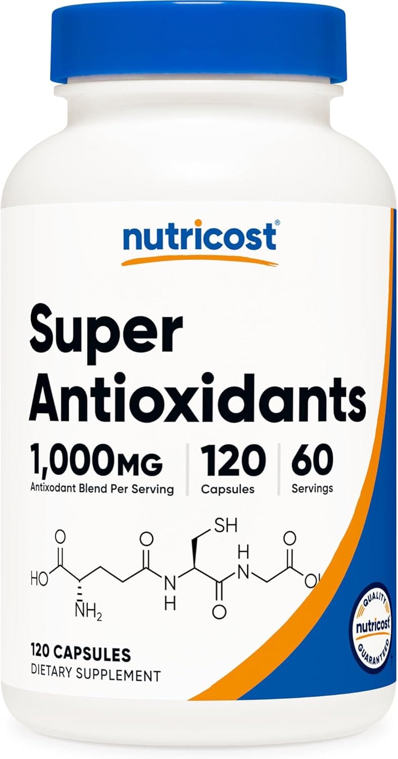 Nutricost Super Antioxidants (1000mg) -  120 Capsulas